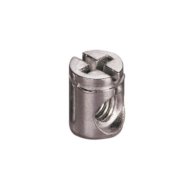 Zinc alloy Φ10mm M6 Cross dowel Cylindrical nut furniture bolts and nuts