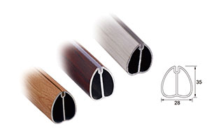 Furniture fittings Aluminum Oxidation/Wood pull out wardrobe rail 1000mm