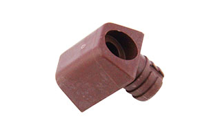 Plastic board to board connector right angle knock down fittings types