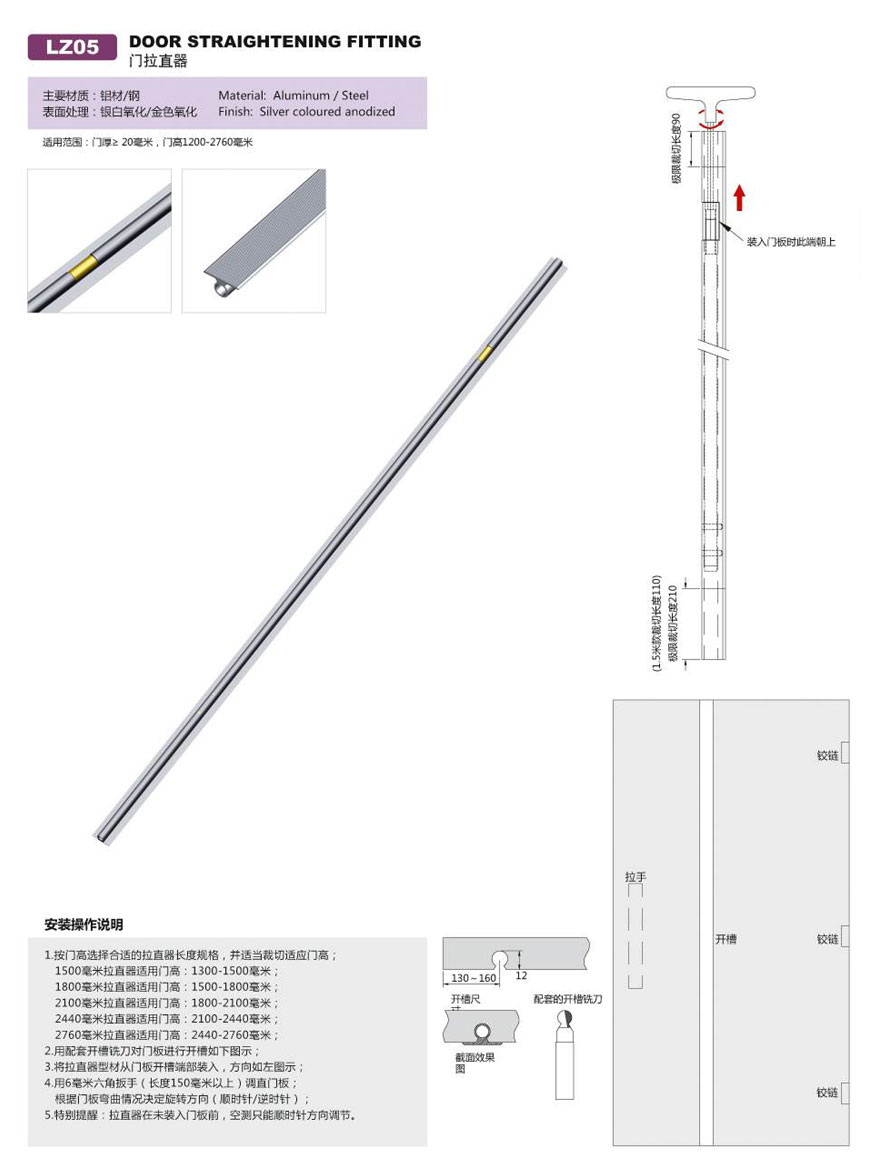 cabinet door straightener